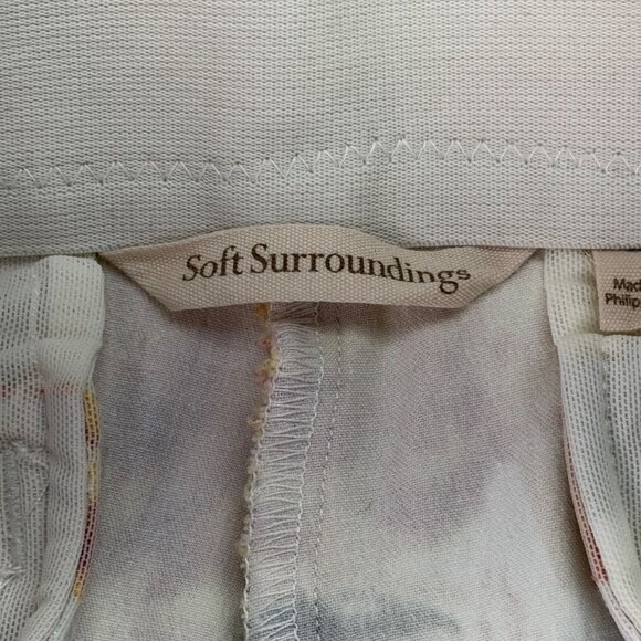 Soft Surroundings Women's Multi-Color Straight Leg Crop Pants Size S - New - Picture 7 of 12